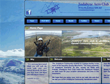 Tablet Screenshot of jindabyneaeroclub.org.au